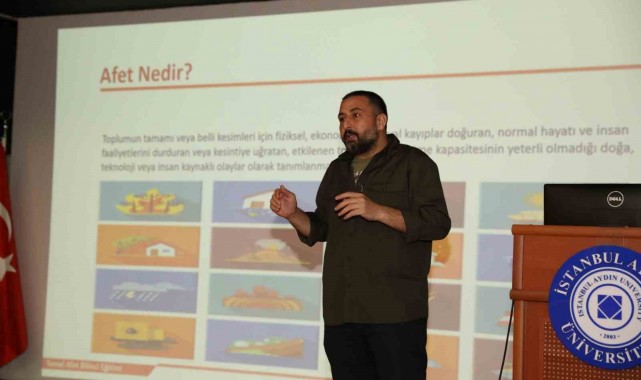 Lise öğrencilerine afet farkındalık eğitimi verildi