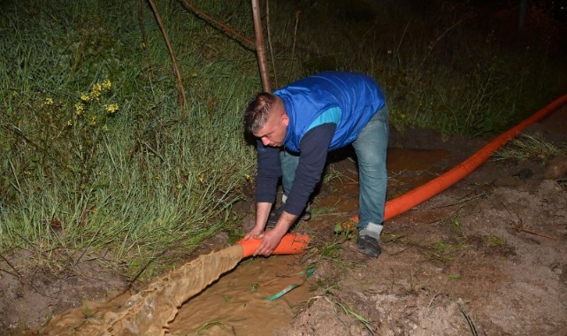 MASKİ Ekipleri Yağış Mesaisinde