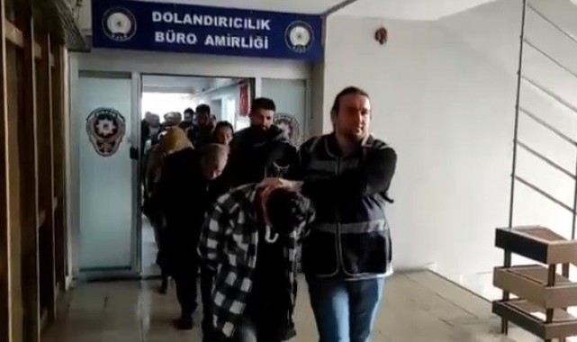 Sahte dekont çetesi operasyonunda 10 tutuklama