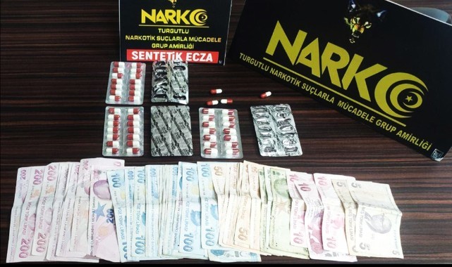 63 adet uyuşturucu hapla yakalandı!