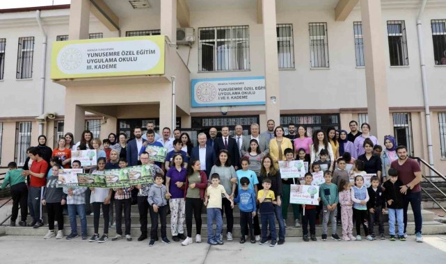 Başkan Çerçi özel öğrencilerle fidan dikti