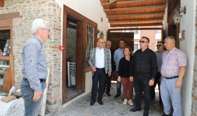 Başkan Çetin Akın Kuzey Makedonya Cumhuriyeti'nden Mevkidaşını Ağırladı