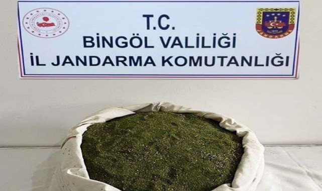 Bingöl’de 21 kilo toz esrar ele geçirildi 