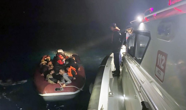 Dalaman açıklarında 19 düzensiz göçmen yakalandı  