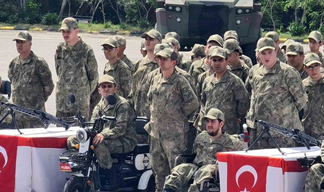 Engelli gençlerin askerlik gururu