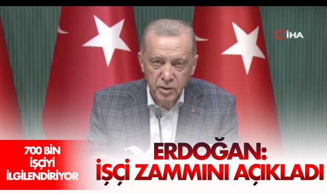 Erdoğan İşçi Zammını Açıkladı