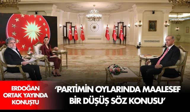 Erdoğan: 'Partimin oylarında maalesef bir düşük söz konusu'