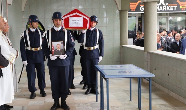 Feci kazada hayatını kaybeden uzman çavuş, son yolculuğuna uğurlandı 