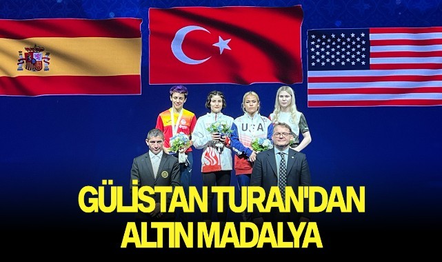 Gülistan Turan'dan altın madalya