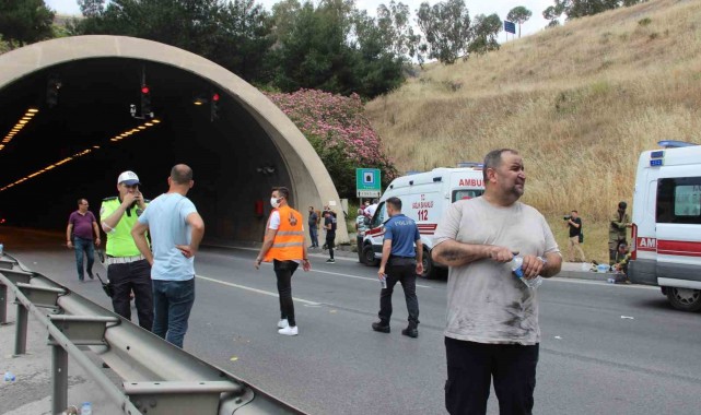 İzmir'de otoyol tünelindeki yangında yaralı sayısı 25'e yükseldi