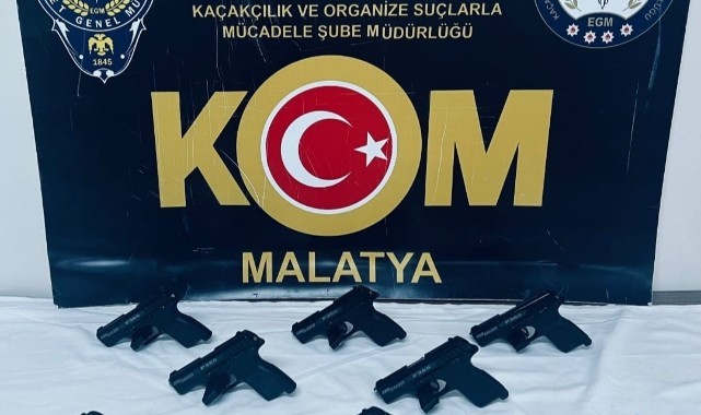 Malatya’da silah kaçakçılığı operasyonu: 1 gözaltı