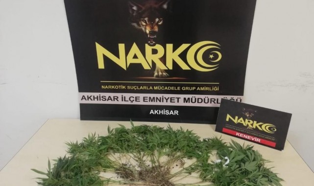 Manisa'da uyuşturucu operasyonu