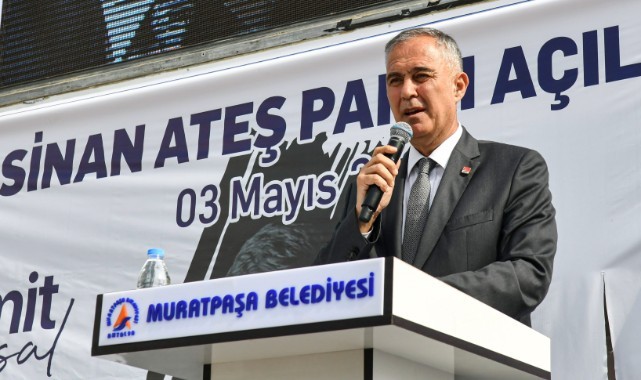 Muratpaşa’da Doç. Dr. Sinan Ateş Parkı açıldı