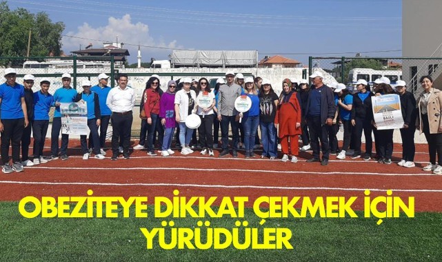 Obeziteye dikkat çekmek için yürüdüler