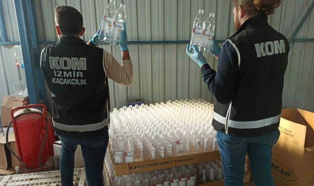 Sahte içki fabrikası kurmuşlar: 38 ton sahte alkol ele geçirildi