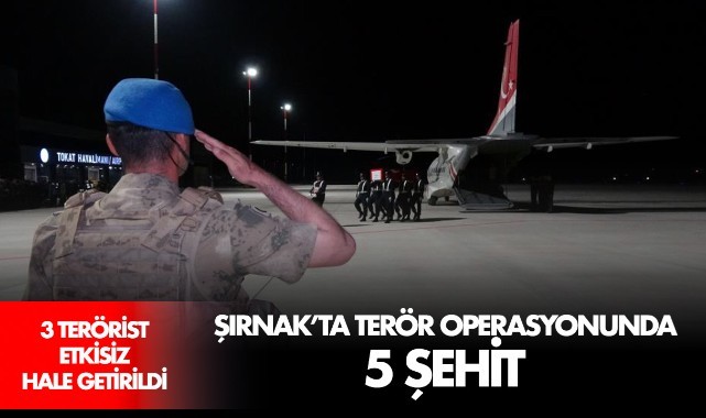 Şırnak şehitleri memleketine uğurlandı