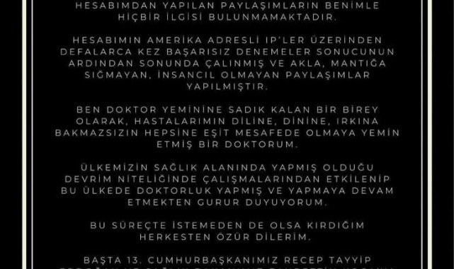 Tesettürlü kadınlara yönelik büyük tepki toplayan paylaşım sonrası doktordan açıklama