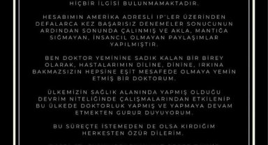 Tesettürlü kadınlara yönelik büyük tepki toplayan paylaşım sonrası doktordan açıklama