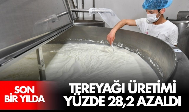 TÜİK: TEREYAĞI ÜRETİMİ SON BİR YILDA YÜZDE 28,2 AZALDI