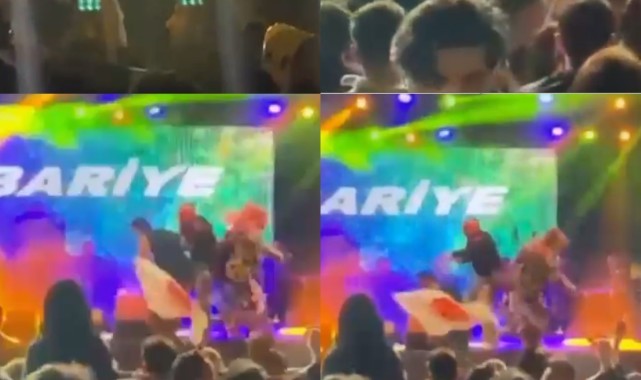 Ünlü sanatçı Kibariye sahneden düştü, hastanelik oldu, o anlar kameraya yansıdı 