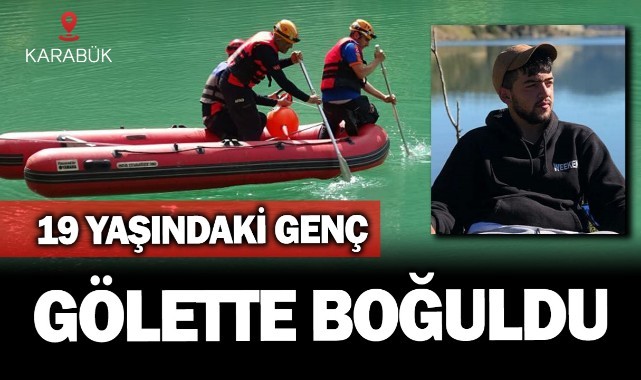 19 yaşındaki genç gölette boğuldu