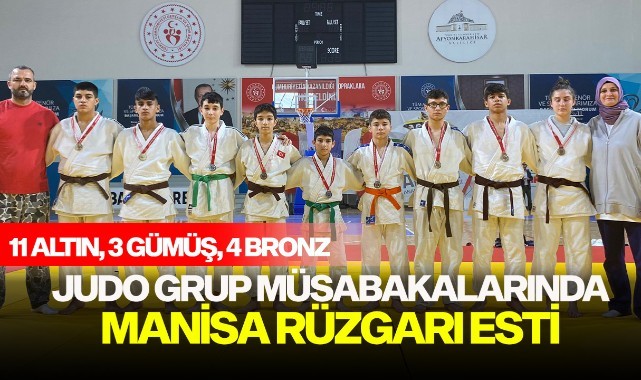 Anadolu Yıldızlar Ligi Judo Grup Müsabakalarında Manisa rüzgarı esti