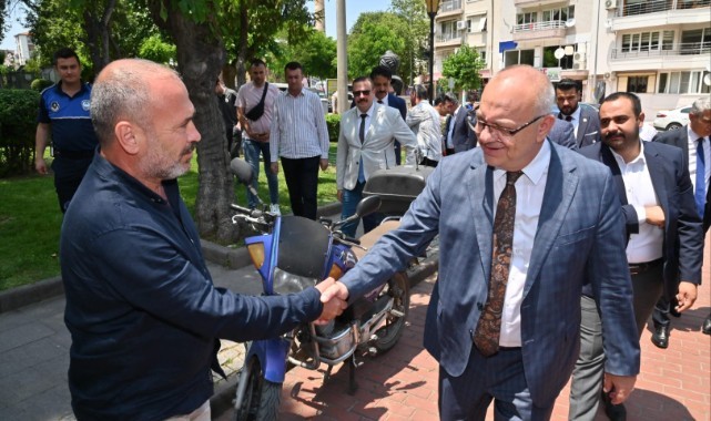 Başkan Ergün Çarşı Esnafı ve Vatandaşlarla Buluştu