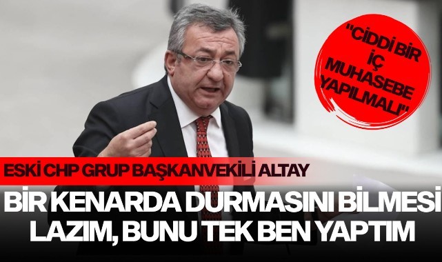 Bir kenarda durmasını bilmesi lazım