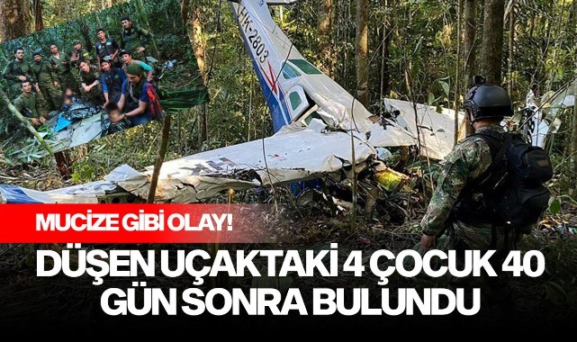 Düşen uçaktaki 4 çocuk 40 gün sonra bulundu