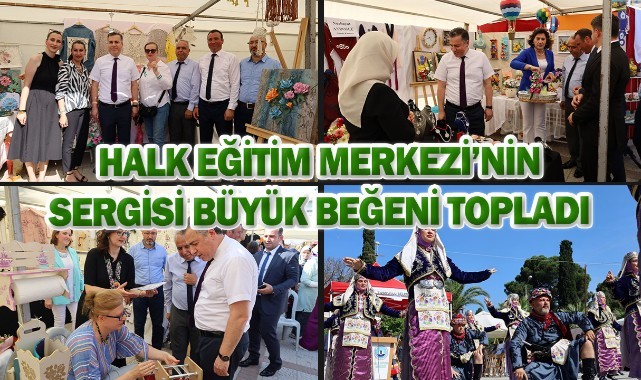 Halk Eğitim Merkezi'nin sergisi büyük beğeni topluyor