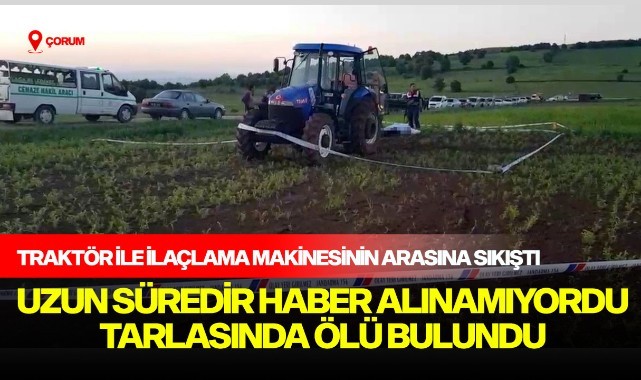 İlaçlamaya gittiği tarlada ölü bulundu