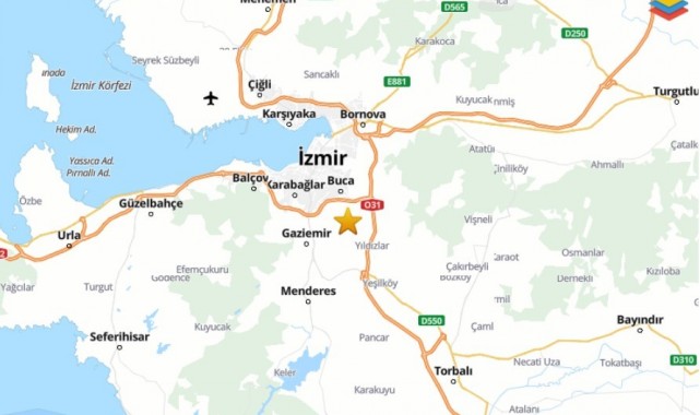 İzmir'de 3,3 büyüklüğünde deprem