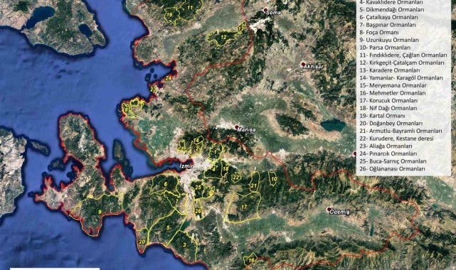 İzmir'de ormanlara giriş yasaklandı
