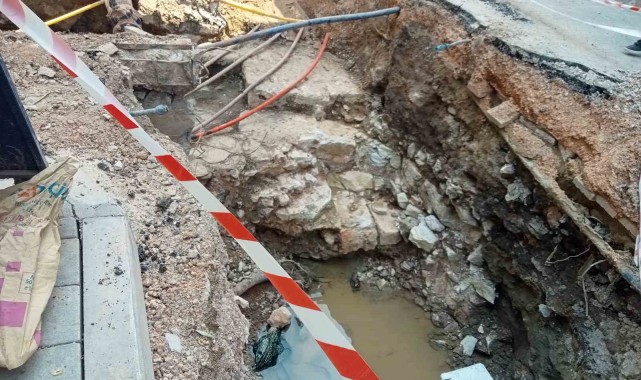 İzmir'deki altyapı çalışmasından tarih çıktı