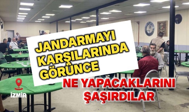 Jandarmayı karşılarında görünce ne yapacaklarını şaşırdılar