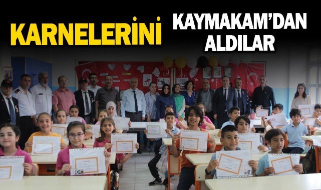 Karnelerini Kaymakamdan aldılar