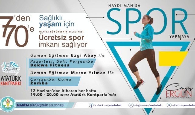 Manisa Büyükşehir Belediyesi Spora Davet Ediyor