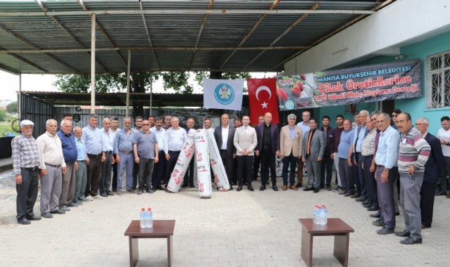 Manisa'da çilek üretimine destek