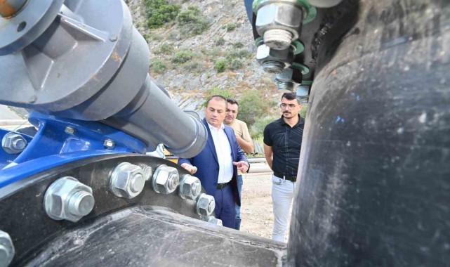 Manisa'da 12 milyonluk içme suyu çelik hattı devreye alınıyor