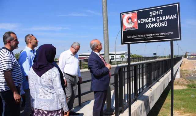 Salihli Belediyesi şehitlerin isimlerini yaşatıyor