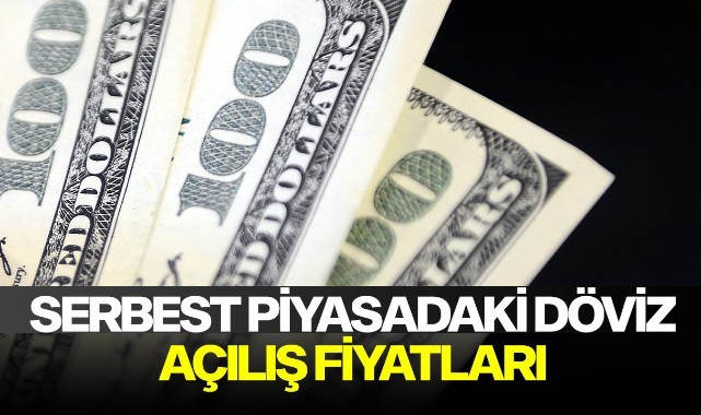 Serbest piyasadaki döviz açılış fiyatları