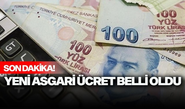 Son Dakika! Yeni Asgari Ücret Belli Oldu