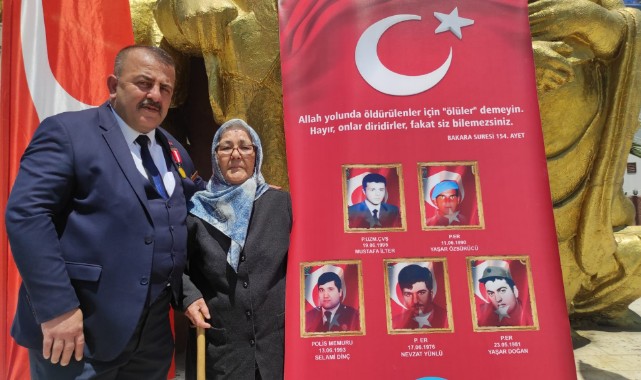 Turgutlu'nun 5 şehidi rahmetle anıldı