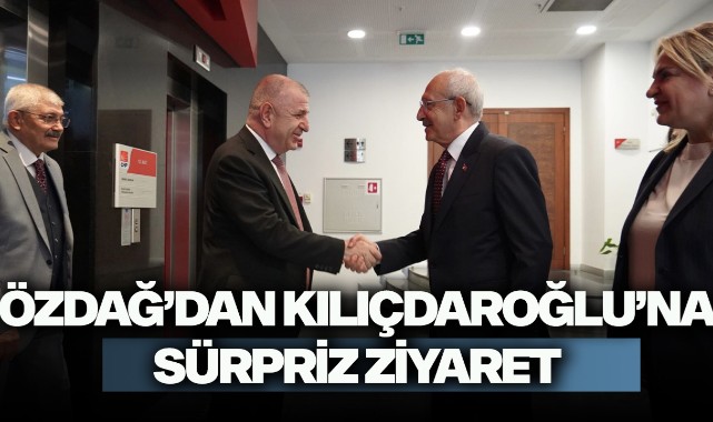 Ümit Özdağ'dan, Kemal Kılıçdaroğlu'na sürpriz ziyaret