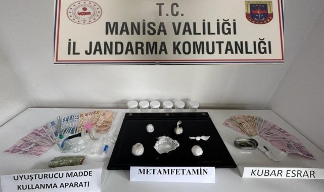 Uşak'tan Salihli'ye uyuşturucu sevkiyatına jandarma engeli