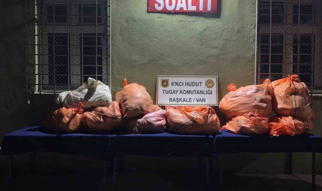 Van hudut hattında 340 kilo 500 gram uyuşturucu madde ele geçirildi