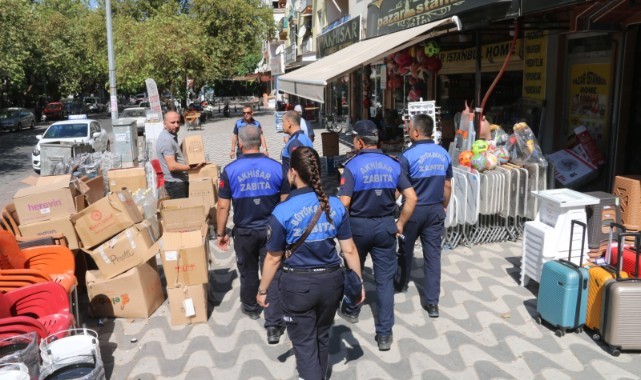 Zabıtadan Kaldırım Denetimi