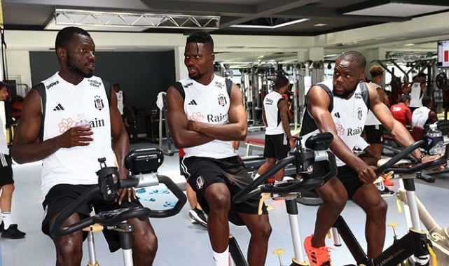 Beşiktaş, salonda çalıştı