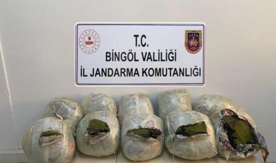 Bingöl’de menfez altına gizlenmiş 59 kilo esrar ele geçirildi
