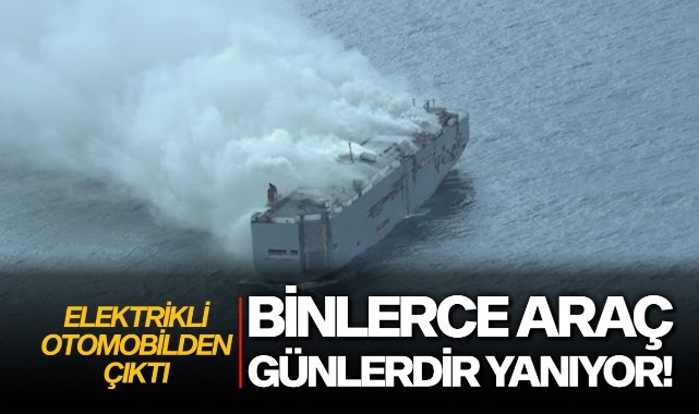 Binlerce araç yanıyor!